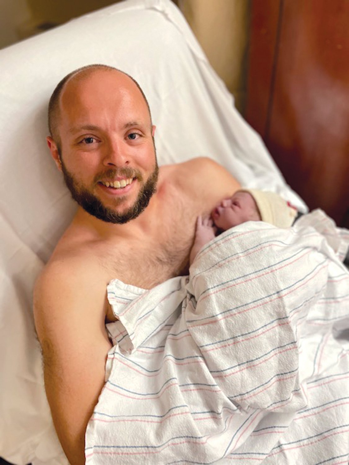 NEW DAD: Herald Sports Editor Alex Sponseller and his wife welcomed their son into the world last week. Wesley Scott Sponseller was born June 14, weighed 6 pounds, 15 ounces and measured 19 inches long.